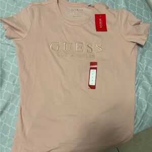 (NEW WITH TAGS) Size L Pink GUESS Women's T-Shirt